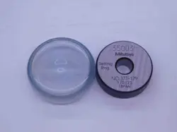 MITUTOYO .35003 MASTER PLAIN BORE RING GAGE .3438  .0062 11/32 9 MM SET 177-179