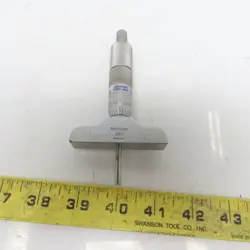 MITUTOYO DEPTH MICROMETER 0-1