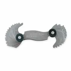 MITUTOYO 188-151 THREAD PITCH GAUGE SET,THREAD ANG 60 DEG 1ARB4