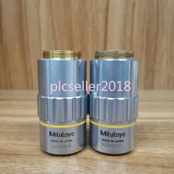 1PC USED MITUTOYO M PLAN APO 10X/0.28 F=200 OBJECTIVE LENS GOOD CONDITION