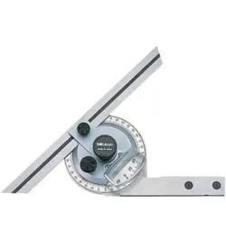 MITUTOYO 187-904-10 UNIVERSAL BEVEL PROTRACTOR ANALOG ANGLE GAUGE JAPAN NEW