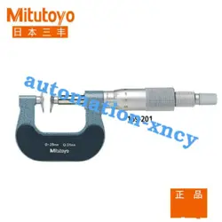 1 PCS MITUTOYO 169-201 0-25MM*0.01 PAN HEAD GEAR SPIRAL MICROMETER