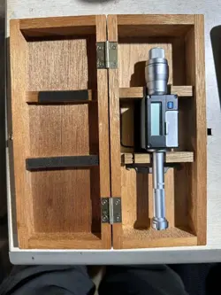 MITUTOYO HOLE TEST 16-20 INSIDE MICROMETER CALIPER END MILL MEASURING FEDEX