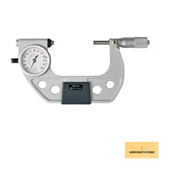 MITUTOYO 510-124 DIAL INDICATING MICROMETER  RATCHET STOP  75-100MM RANG