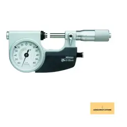 MITUTOYO 510-121 DIAL INDICATING MICROMETER  RATCHET STOP  0-25MM RANGE