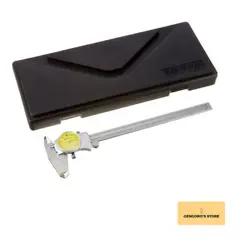 MITUTOYO 505-733 D20FX DIAL CALIPER  1 MM/REV  0 MM-200 MM  0.01 MM