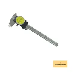 MITUTOYO 505-730 D15TX DIAL CALIPER  2 MM/REV  0 MM-150 MM  0.02 MM