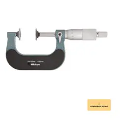 MITUTOYO 123-103 DISK MICROMETER  RATCHET STOP  50-75MM RANGE  0.01MM GR