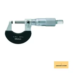 MITUTOYO 102-301 OUTSIDE MICROMETER  HEAT INSULATED FRAME  RATCHET STOP