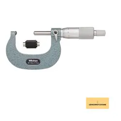 MITUTOYO 115-216 SPHERICAL FACE MICROMETER  RATCHET STOP  25-50MM RANGE