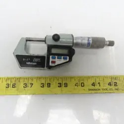 MITUTOYO 293-721 OUTSIDE DIGITAL MICROMETER 0-1
