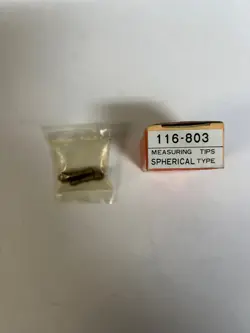 MITUTOYO 116-803 SPHERICAL ANVIL TIP FOR PANA MICROMETERS