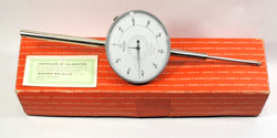 MITUTOYO 4887 DIAL INDICATOR .001-3.00 WITH ORIGINAL BOX HAS BENT DIAL NEEDLE
