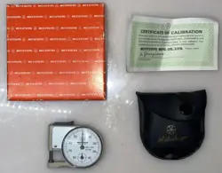 MITUTOYO POCKET THICKNESS GAGE NO. 7308: .001” - .375” RANGE - NEW OPEN-BOX