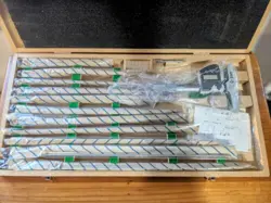 MITUTOYO 329-351 DIGITAL DEPTH MICROMETER: 0 IN TO 12 IN/0 TO 304.80 MM RANGE
