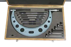 MITUTOYO 104-138 6-12 X .001 INTERCHANGEABLE ANVIL OUTSIDE MICROMETER    #2793