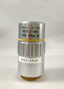 MITUTOYO MICROSCOPE OBJECTIVE M PLAN APO 10X0.28 ∞/0