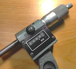 MITUTOYO MITUTOYO MITUTOYO COUNTER MICROMETER 193-105 100-125MM MITUTOYO JAPAN