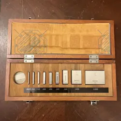 MITUTOYO GAUGE BLOCK SET516-935 SET BE1-9-3 GRADE 3 K63