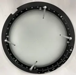 MITUTOYO 172-211 PROTRACTOR SCREEN FOR PJ-250C VERTICAL BEAM OPTICAL COMPARATOR