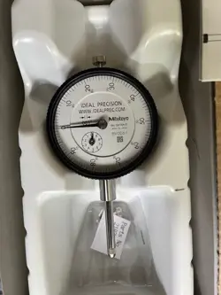 IDEAL PRECISION/ MITUTOYO DIAL INDICATOR 2416AIP OPEN BOX NEVER USED