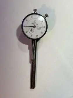 MITUTOYO DIAL INDICATOR NO. 2416-10 JEWELED .001” MACHINIST TOOLS JAPAN MADE GUC
