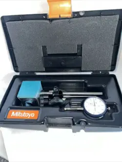 MITUTOYO DIAL INDICATOR MAGNETIC BASE SET 1” TRAVEL