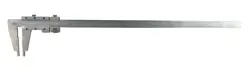 MITUTOYO 160-102 VERNIER CALIPER W/NIB STYLE JAWS, FINE ADJUSTMENT, 0-24