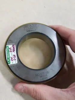 MITUTOYO 177-187 STEEL SETTING RING 2 DIAMETER 2.00005''
