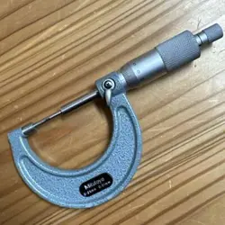 MITUTOYO SPLINE MICROMETER 0 25MM USED