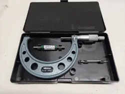 MITUTOYO 103-218 3-4 OD MICROMETER MACHINE TOOL ALL CERTIFIED W MASTER .0001 NEW