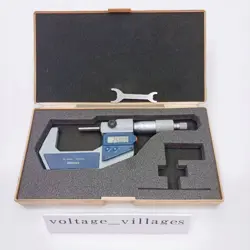 MITUTOYO DIGIMATIC SINGLE SPHERICAL OUTSIDE MICROMETER BMS-50DM 25-50MM 0.001MM