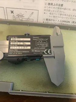 VINTAGE MITUTOYO DIGITAL CALIPER 500-171 CD-6” C