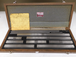 STARRETT WEBBER - SS8A1X - GRADE 2 - LARGE/LONG GAGE BLOCK SET 5