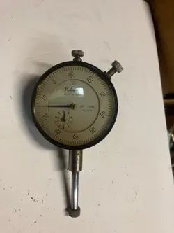 MITUTOYO DIAL INDICATOR  LUG BACK NO.2904  MADE IN JAPAN