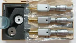 MITUTOYO HOLE TEST 3 6MM PIECE SET GREAT CONDITION FROM JAPAN