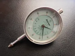 MITUTOYO PRECISION DIAL INDICATOR 0.01-10 MM FULL JEWELED #794332 JAPAN