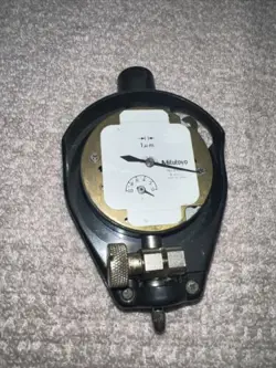 MITUTOYO MACHINIST DIAL INDICATOR 2109F 6 JEWELS (FOR PARTS/REPAIR/UNTESTED)