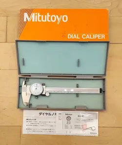 VINTAGE MITUTOYO DIAL CALIPER 505-646-50 D15T JAPAN 150MM 0,02MM SHOCK PROOF