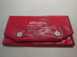 MITUTOYO 186-906  RADIUS GAGE SET