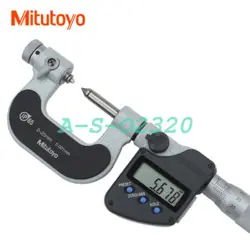 1 PCS MITUTOYO 326-251-10 THREAD MICROMETER 0-25MM 0.001 (FEDEX/DHL)