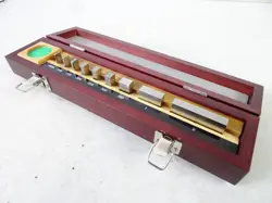 9 PCS MITUTOYO MICROMETER INSPECTION CALIBRATION GAGE BLOCK SET .0625-2