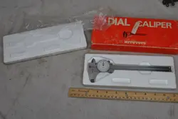 MITUTOYO MODEL 505-101 DIAL CALIPER 6