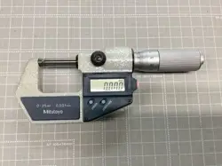 MITUTOYO DIGITAL MICROMETER MEASURING INSTRUMENT 0-25MM 0.001MM JAPAN