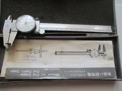 MITUTOYO #505-633-50 CALIPER W/MANUAL