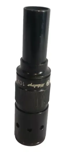 MITUTOYO TOOLMAKERS 176-137 OBJECTIVE LENS 10X W/EXTENSION RING ADAPTER