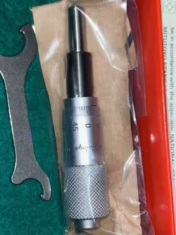 MITUTOYO H MICROMETER HEAD #149-801, 0-15MM RANGE