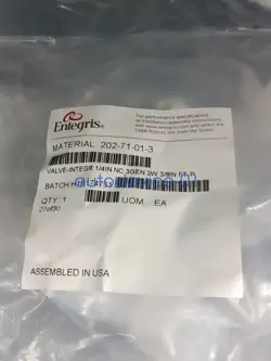 1PCS NEW ENTEGRIS 201-71-01-3 FAST SHIPPING BY DHL/FEDEX FAST DELIVERY
