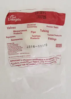 11172 ENTEGRIS FLARETEK ELBOW ADAPTER, MNPT (NEW) E16-16FN-1