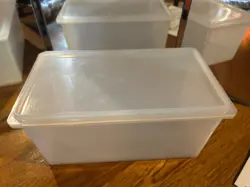 FLUOROWARE  100% TEFLON BOX WITH LID FOR STORAGE OR  MATERIAL